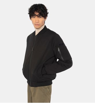 Bomber ample - Schott - Black
