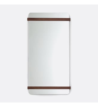 Miroir noyer 120 x 64 cm Nemma La Redoute Interieurs