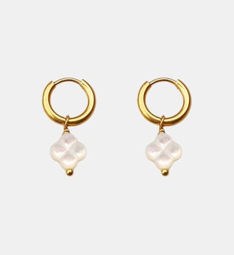 Boucles d'Oreilles Mini Nacléa - Les Cléias - Blanc