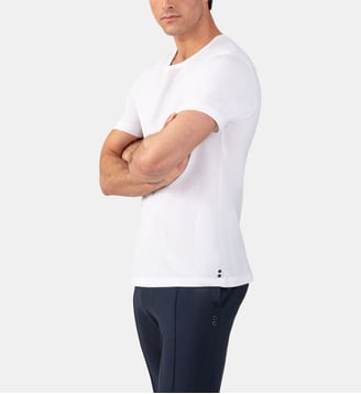 T-shirt col rond en coton Ron Dorff