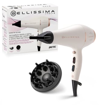 Sèche cheveux professionnel Keratin Gloss - Bellissima - Standard