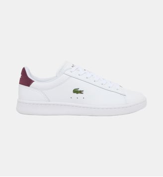 Sneakers Carnaby Set femme en cuir - Lacoste - Blanc bordeaux
