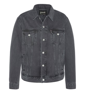 Blouson trucker en denim - Schott - Gris