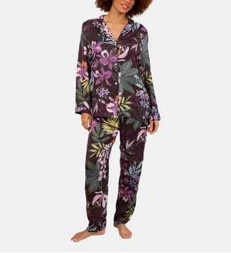 Chemise Paradise en viscose imprimée - Maison Lejaby - Nighty garden