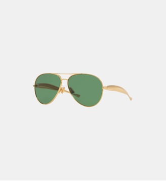 Lunettes de soleil Pilote BV1305S - Bottega Veneta - Or