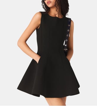 Robe patineuse avec nœuds bijoux - Maje - Noir