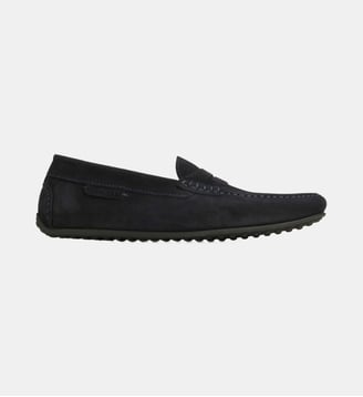 Mocassins Baltimore en cuir - Kost Paris - Marine