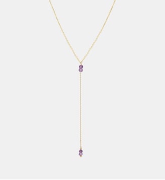 Collier cravate longue venus amethyste - Caroline Najman - Violet