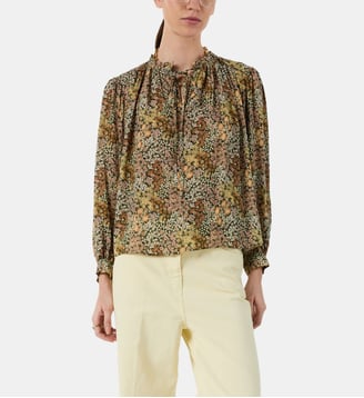 Blouse fluide fleurie - CARINNE - Gerard Darel - Rose