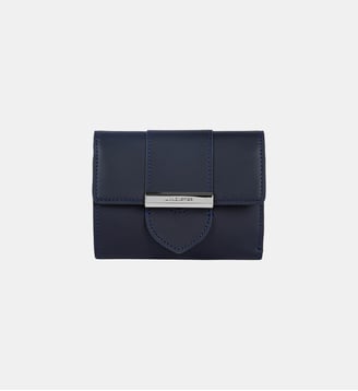 Portefeuille Paris Ily en cuir - Lancaster - Bleu foncé