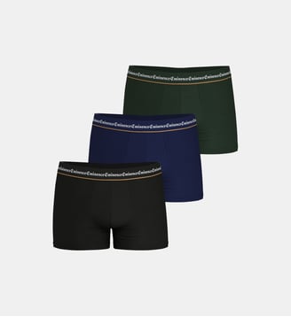 Boxers, lot de 3, SIGNATURE - Eminence - Noir et bleu