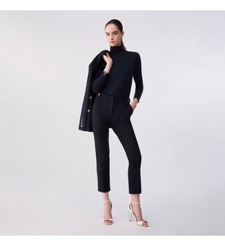 Pantalon Cigarette - Liu Jo - Bleu foncé