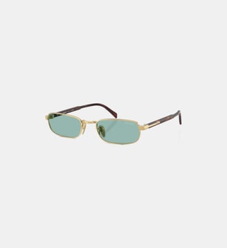 Lunettes de soleil Rectangulaire PR B54S - Prada - Or