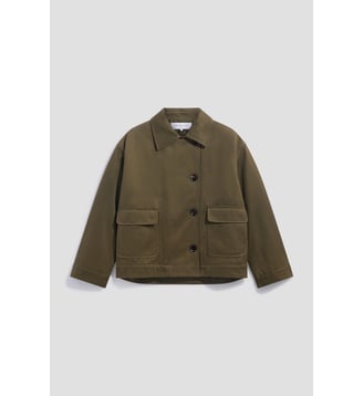 Veste courte matelassée en coton - ADEL - Gerard Darel - Vert kaki
