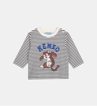 Tee-shirt manches longues - Kenzo Kids - Pale trench