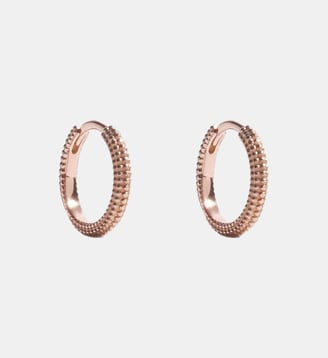 Boucles Anagramme millegrains - JEM - Rose