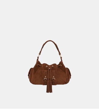 Sac victoria - Coton - Caroll - Marron foncé