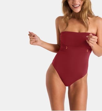 Maillot 1 piece Eline - Livia - Bordeaux