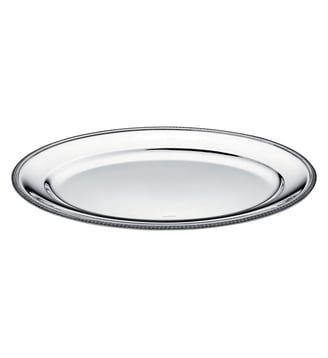 Plat ovale en métal argenté - MALMAISON - Christofle - Argent