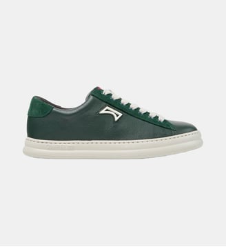 Baskets Runner Four cuir - Camper - Vert foncé
