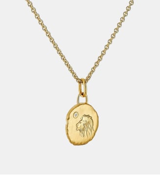 Médaille Astro Lion Or Jaune & Diamant Arthus Bertrand