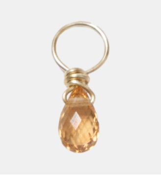 Pendentif Mia - Or 750‰ - Saphir orange YAY Paris