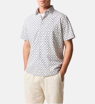 Chemise Casual en Maille de Coton Crown Hill - Rodd & Gunn - Royal