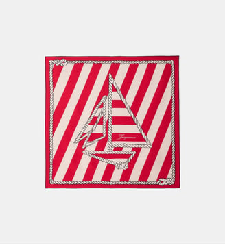 Le Foulard Bateau Corde - Jacquemus - Print boat red