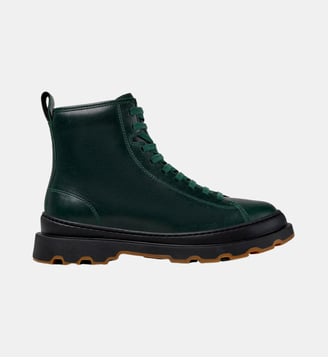 Bottines Brutus+ cuir - Camper - Vert foncé