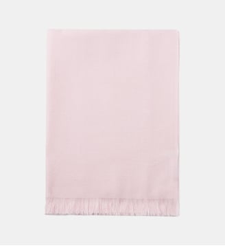 Écharpe à franges en cachemire   - Bompard - Cerisier