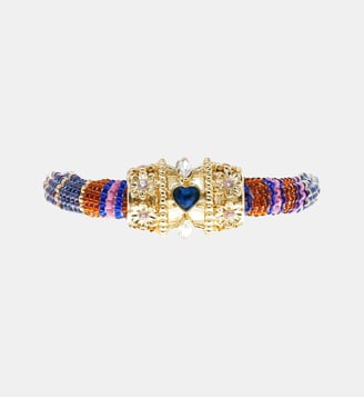 Bracelet perles tissées avec charm FELYNI - Hipanema - Indigo
