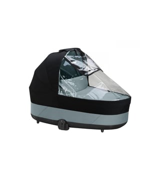 COT S LUX Habillage pluie Transparent | transparent - Cybex - Noir