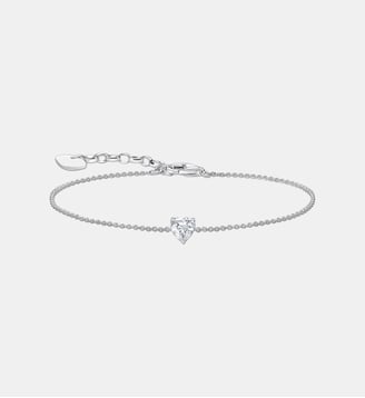 Bracelet avec cœur en zircone blanche - Thomas Sabo - Argent
