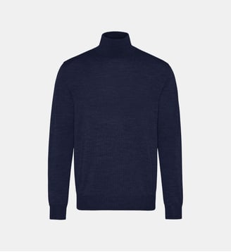 Pull col roulé regular Francis - Digel - Marine