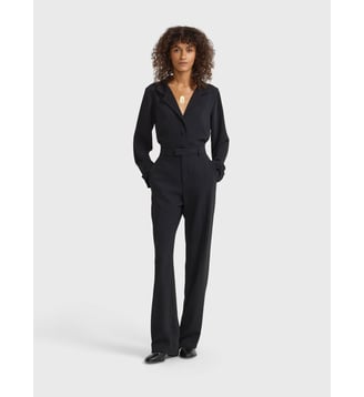 pantalon de tailleur droit - Agnès b. - Noir