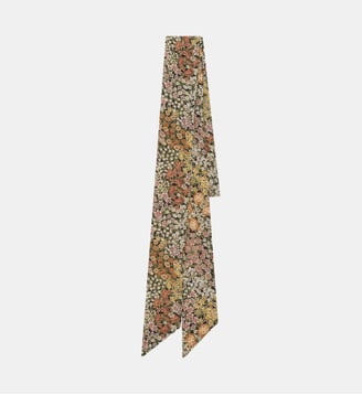 Foulard à fleurs - DANITSA - Gerard Darel - Rose