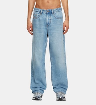 Relaxed Jeans - 2001 D-Macro - Diesel - Bleu clair