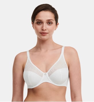 Soutien-gorge moulé emboîtant maille douce - Chantelle - Crème