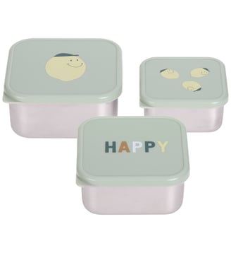 Lot de 3 boîtes à goûter Lassig