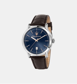 Montre Epoca Bleu foncé R8851118016 - Maserati - Argenté