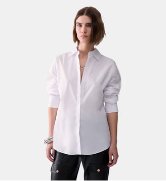 Chemise avec Fente Arrière - Liu Jo - Blanc optique