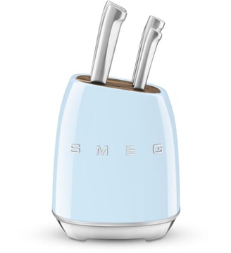 Bloc couteaux 6 pcs multi-usages bleu - Smeg - Bleu
