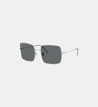Lunettes de soleil Carré RBR0104S Square 1971 Reverse - Ray Ban - Argent