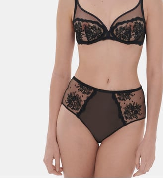 Culotte Intrigue dentelel - Simone Pérèle - Noir
