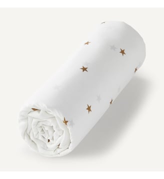 Drap-housse percale coton biologique, Stella AM.PM