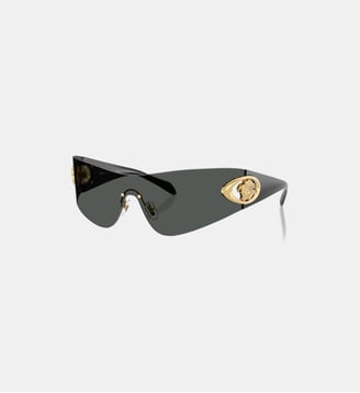 Lunettes de soleil Irrégulier VE2280 - Versace - Gris foncé