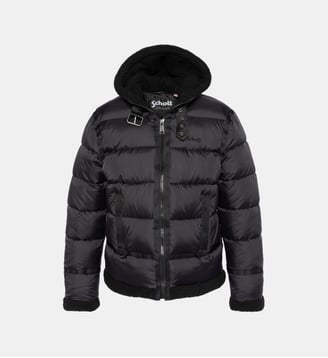 Doudoune Idak 2 matelassée à capuche - Schott - Noir