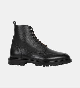 Bottines Ignacio Cuir Grainé - Bobbies - Noir
