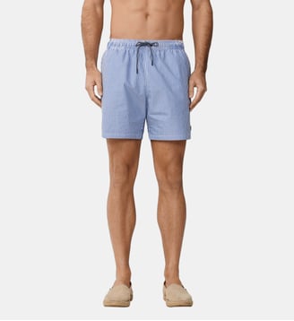 Short De Bain Seersucker - Hackett London - Ink blue