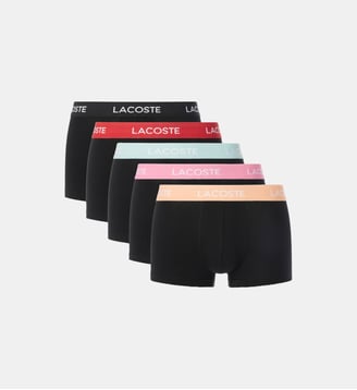 Lot de 5 boxers courts coton stretch Lacoste